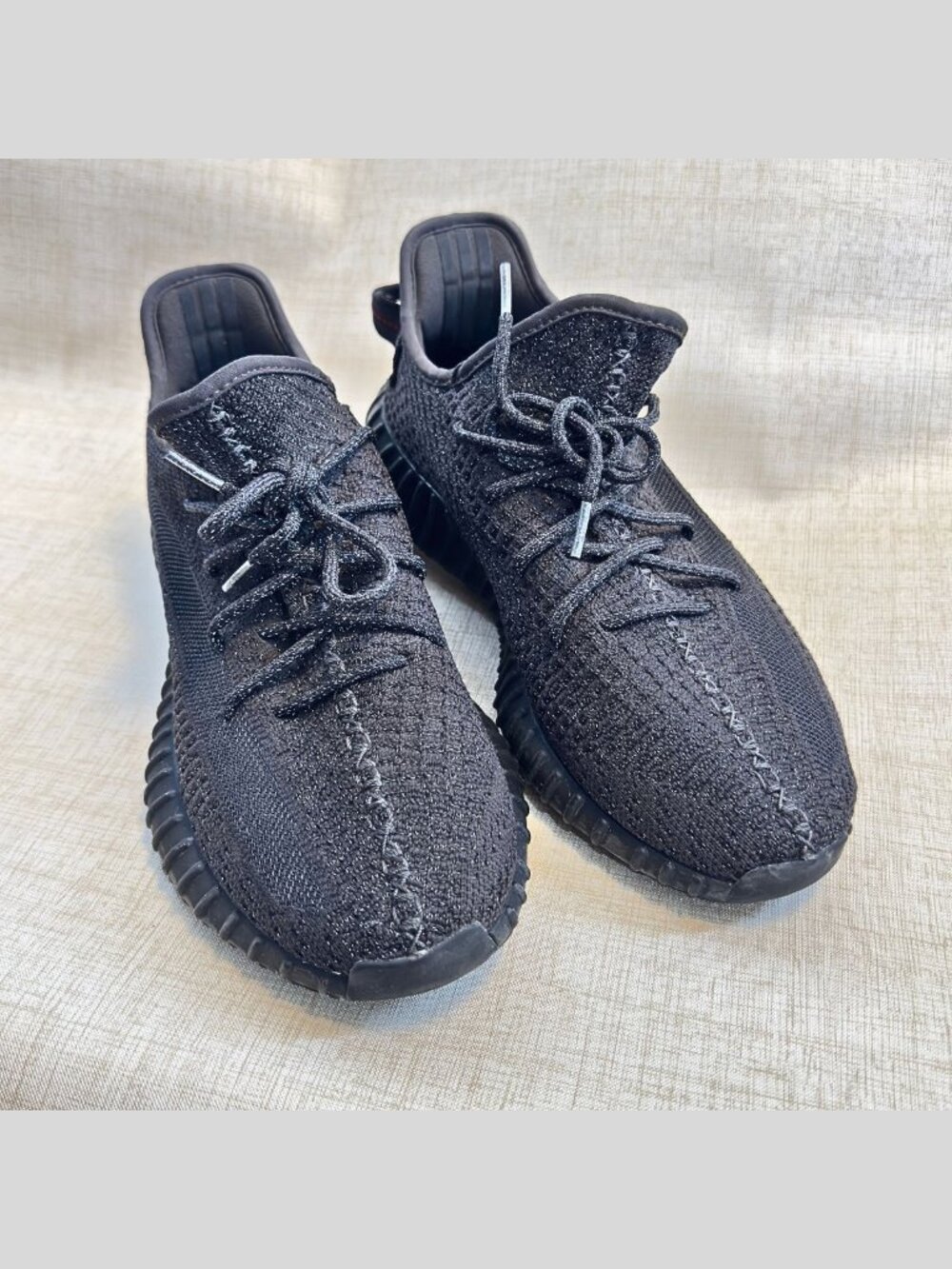 Adidas Yeezy Boost 350 V2  - Static Black (Reflective) 9.5 US